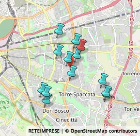 Mappa Via delle Chenzie, 00172 Roma RM, Italia (1.68538)
