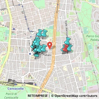 Mappa Via delle Chenzie, 00172 Roma RM, Italia (0.345)