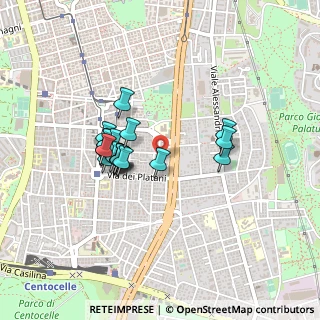 Mappa Via delle Chenzie, 00172 Roma RM, Italia (0.3745)