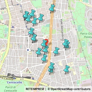 Mappa Via delle Chenzie, 00172 Roma RM, Italia (0.5445)