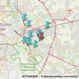 Mappa Via delle Chenzie, 00172 Roma RM, Italia (2.38833)