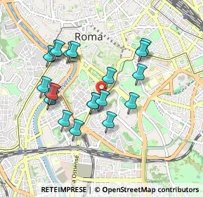 Mappa Viale Aventino, 00153 Roma RM, Italia (0.8895)