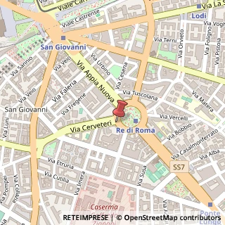 Mappa Piazza dei Re di Roma, 23, 00183 Roma, Roma (Lazio)