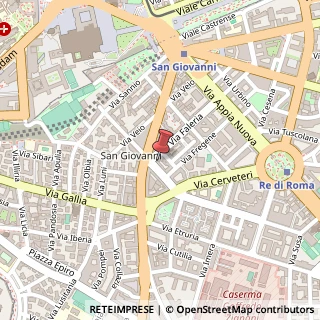 Mappa Via Gabi, 13, 00183 Roma, Roma (Lazio)
