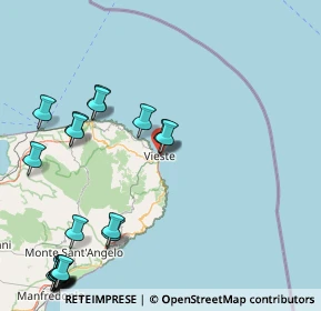 Mappa Corso Umberto I, 71019 Vieste FG, Italia (24.075)