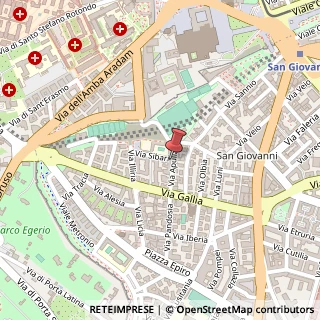Mappa Via Apulia, 15, 00183 Roma, Roma (Lazio)