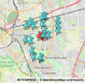 Mappa Via Domenico Panaroli, 00172 Roma RM, Italia (1.514)