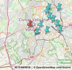 Mappa Via Raffaello Giovagnoli, 00158 Roma RM, Italia (3.97636)