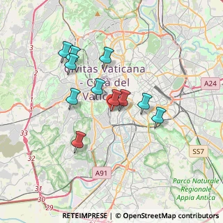Mappa Via Raffaello Giovagnoli, 00158 Roma RM, Italia (3.20364)