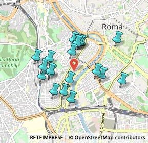 Mappa Via degli Orti di Trastevere, 00153 Roma RM, Italia (0.807)