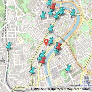 Mappa Via degli Orti di Trastevere, 00153 Roma RM, Italia (0.6045)