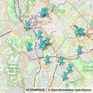 Mappa Via degli Orti di Trastevere, 00153 Roma RM, Italia (2.23333)