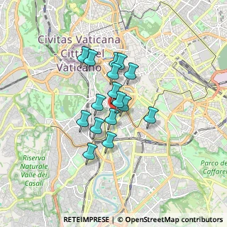 Mappa Via degli Orti di Trastevere, 00153 Roma RM, Italia (1.26875)