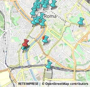 Mappa Via di Sant'Anselmo, 00153 Roma RM, Italia (1.2355)