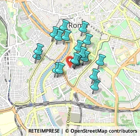 Mappa Via di Sant'Anselmo, 00153 Roma RM, Italia (0.632)