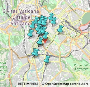 Mappa Via di Sant'Anselmo, 00153 Roma RM, Italia (1.3485)