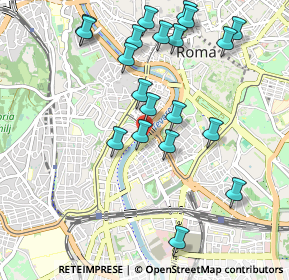 Mappa Lungotevere Testaccio, 00153 Roma RM, Italia (1.1175)