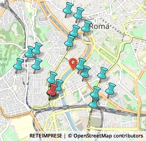 Mappa Lungotevere Testaccio, 00153 Roma RM, Italia (1.017)