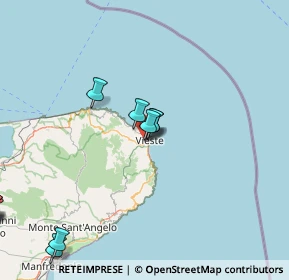 Mappa Via Don Tonino Bello, 71019 Vieste FG, Italia (24.525)