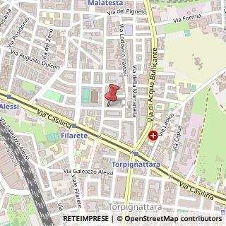 Mappa Via Mario Cartaro,  11, 00176 Roma, Roma (Lazio)