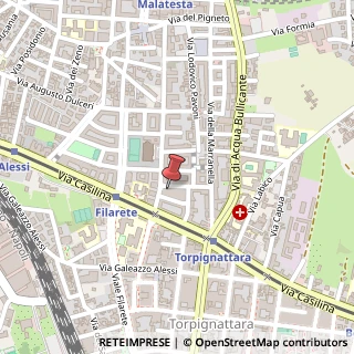 Mappa Via Eratostene, 51, 00176 Roma, Roma (Lazio)