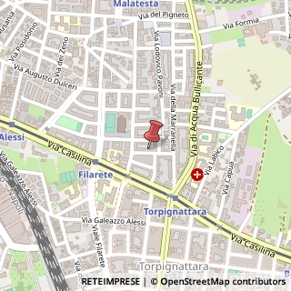 Mappa Via Eratostene, 26, 00176 Roma, Roma (Lazio)