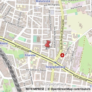 Mappa Via Eratostene, 41, 00176 Roma, Roma (Lazio)