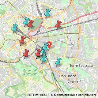 Mappa Via Mario Cartaro, 00176 Roma RM, Italia (2.07692)