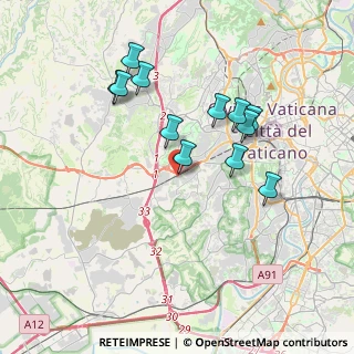 Mappa Via dei del Balzo, 00165 Roma RM, Italia (3.63333)