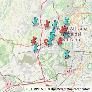 Mappa Via dei del Balzo, 00165 Roma RM, Italia (3.254)