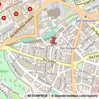 Mappa Via Metaponto, 8, 00183 Roma, Roma (Lazio)
