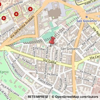 Mappa Via Metaponto, 10, 00183 Roma, Roma (Lazio)