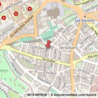 Mappa Via Apulia, 24, 00183 Roma, Roma (Lazio)