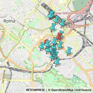 Mappa Via Apulia, 00185 Roma RM, Italia (0.762)