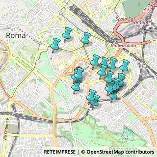 Mappa Via Metaponto, 00183 Roma RM, Italia (0.86)