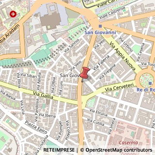 Mappa Via Magnagrecia, 85, 00183 Roma, Roma (Lazio)