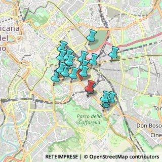 Mappa CAP, 00183 Roma RM, Italia (1.272)