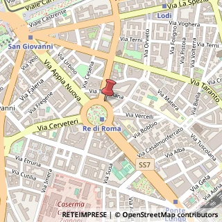 Mappa Piazza dei Re di Roma, 57, 00183 Roma, Roma (Lazio)