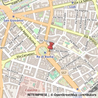 Mappa Piazza dei Re di Roma, 71, 00183 Roma, Roma (Lazio)