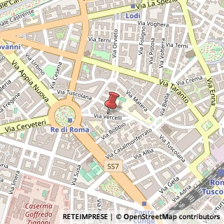 Mappa Via Placanica, 5a, 00118 Roma, Roma (Lazio)