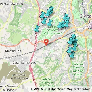 Mappa Via Degli Andosilla, 00165 Roma RM, Italia (2.4575)