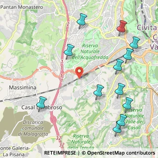 Mappa Via Degli Andosilla, 00165 Roma RM, Italia (2.83083)