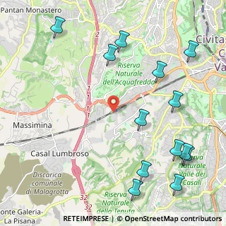 Mappa Via Degli Andosilla, 00165 Roma RM, Italia (2.95538)