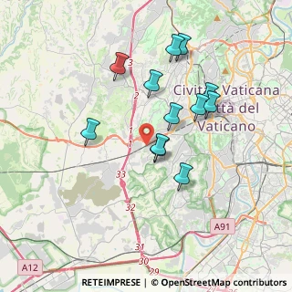 Mappa Via Degli Andosilla, 00165 Roma RM, Italia (3.43917)