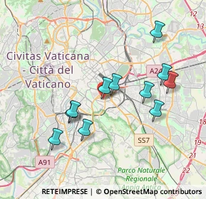 Mappa Via Olbia, 00183 Roma RM, Italia (3.68545)