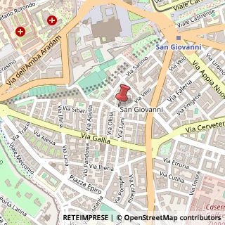 Mappa Via Marruvio, 4, 00183 Roma, Roma (Lazio)