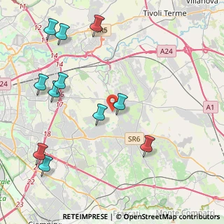Mappa Via Pietraperzia, 00133 Roma RM, Italia (5.34636)