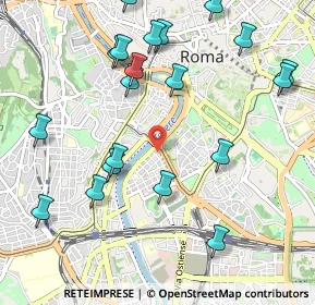 Mappa Lungotevere Aventino, 00153 Roma RM, Italia (1.2735)