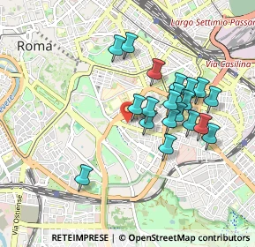 Mappa Via Norico, 00183 Roma RM, Italia (0.8505)