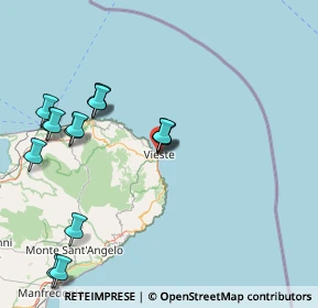 Mappa Via GN Spina, 71019 Vieste FG, Italia (18.65533)